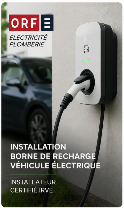Installation borne de recharge — Installateur certifié IRVE